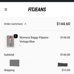 FitJeans Womens Baggy Fitjeans - Vintage Blue